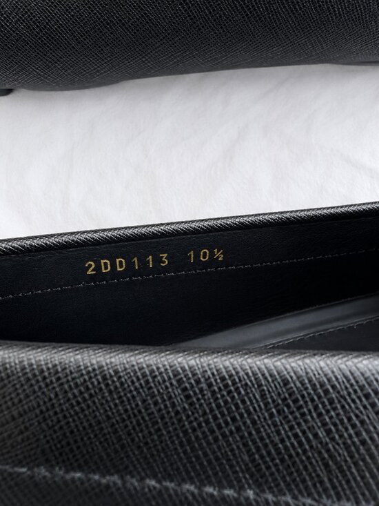Prada Saffiano Driving Loafers